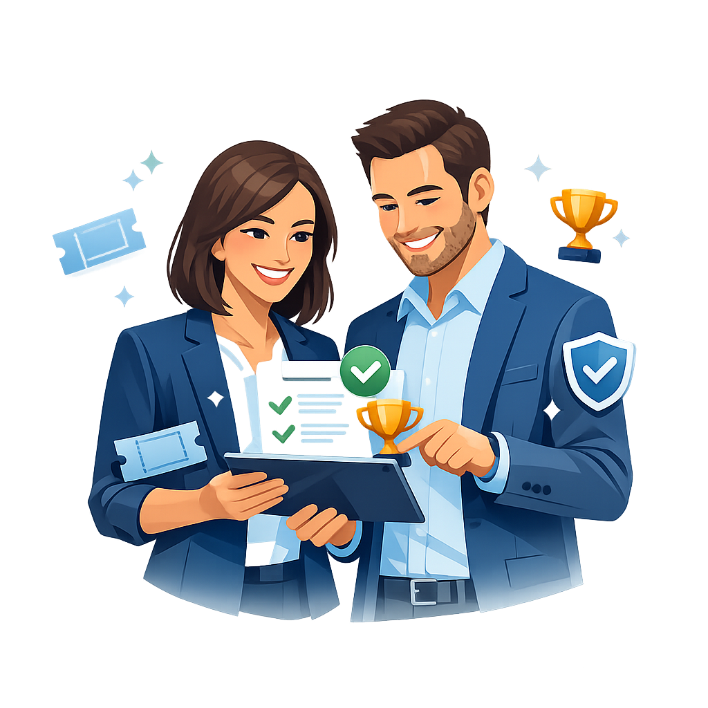 Sweepstakes and contests administration illustration