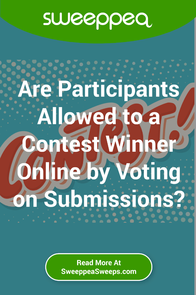 Are Participants Allowed to a Contest Winner Online by Voting on Submissions?