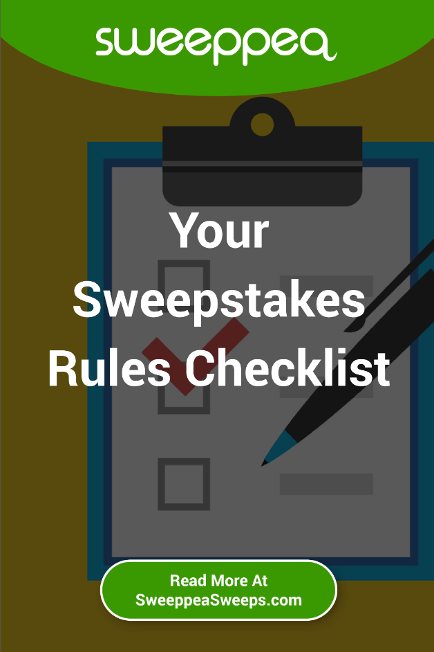 Your Sweepstakes Rules Checklist