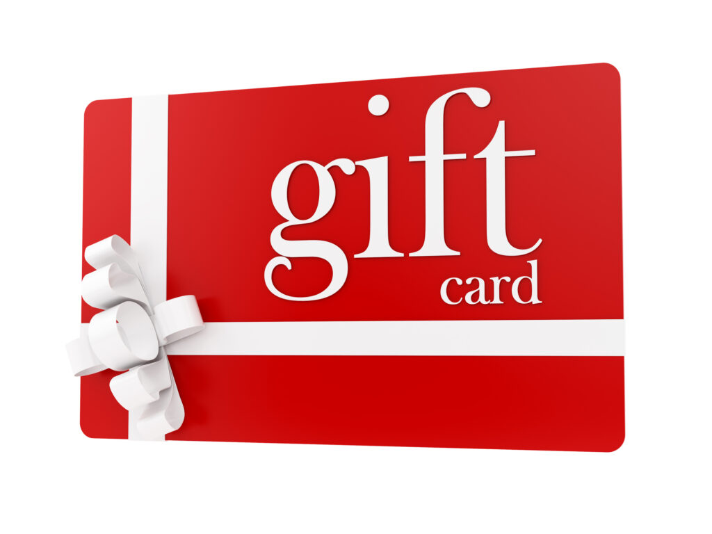 gift card sweepstakes prize