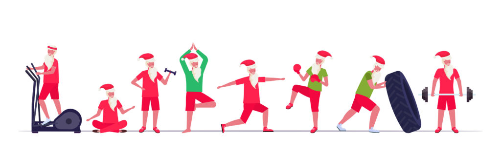 santa exercise fitness