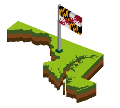 maryland state map