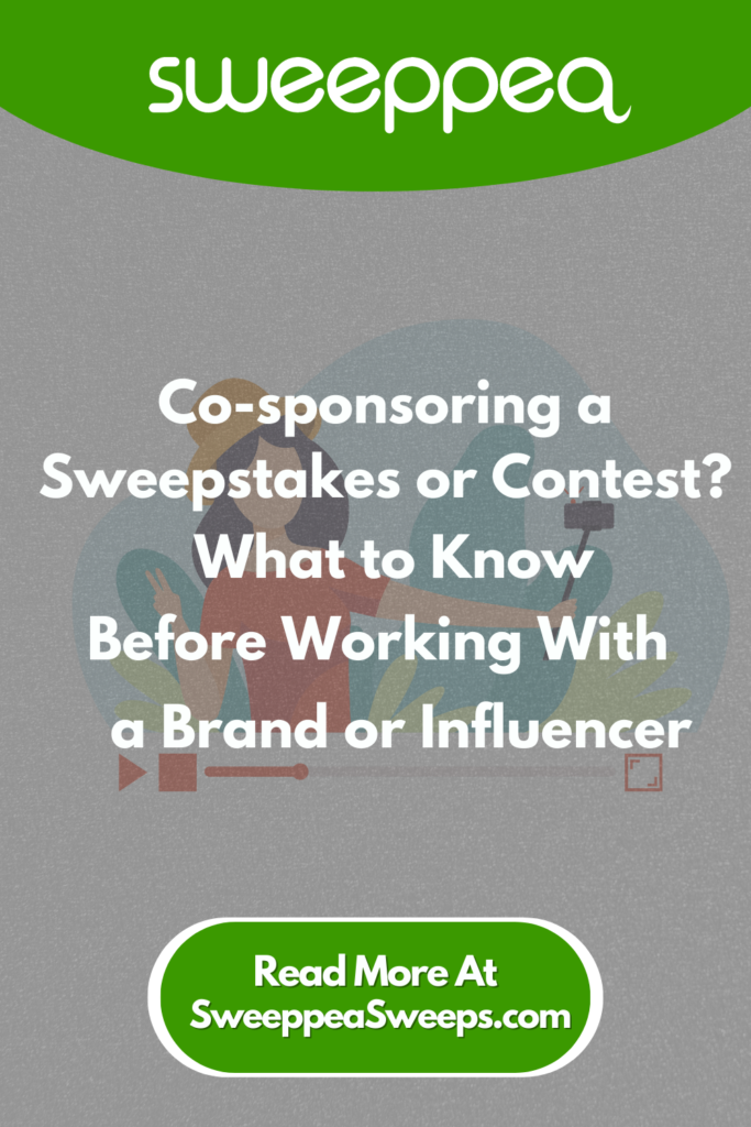 Co-sponsoring a Sweepstakes or Contest? What to Know Before Working With a Brand or Influencer cover image
