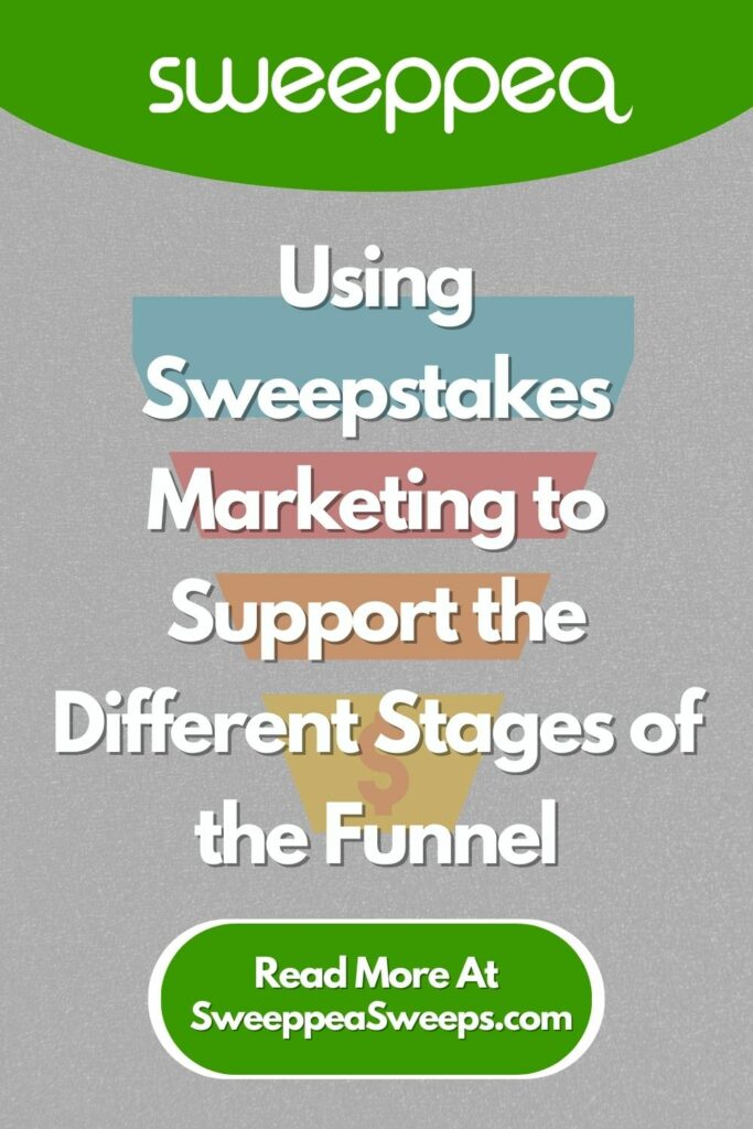 Using Sweepstakes Marketing to Support Different Stages of the Funnel