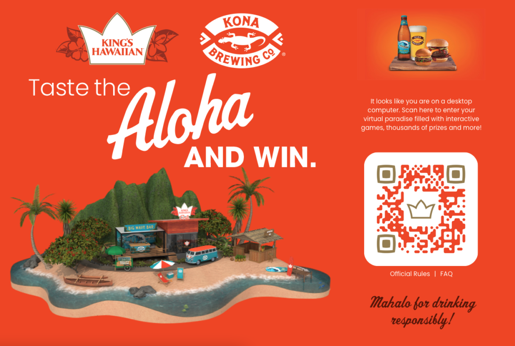 kings hawaiian cpg sweepstakes example