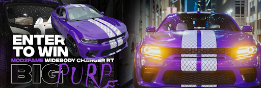 Sweeppea and Mod2fame worked together to bring the BIG PURP sweepstakes to life