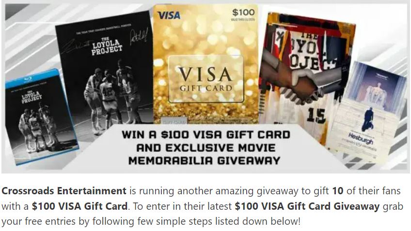 $100 visa gift card giveaway