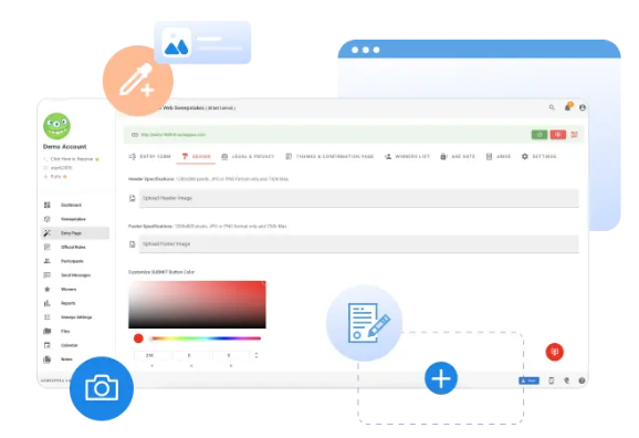 Sweeppea platform overview image of the design feature